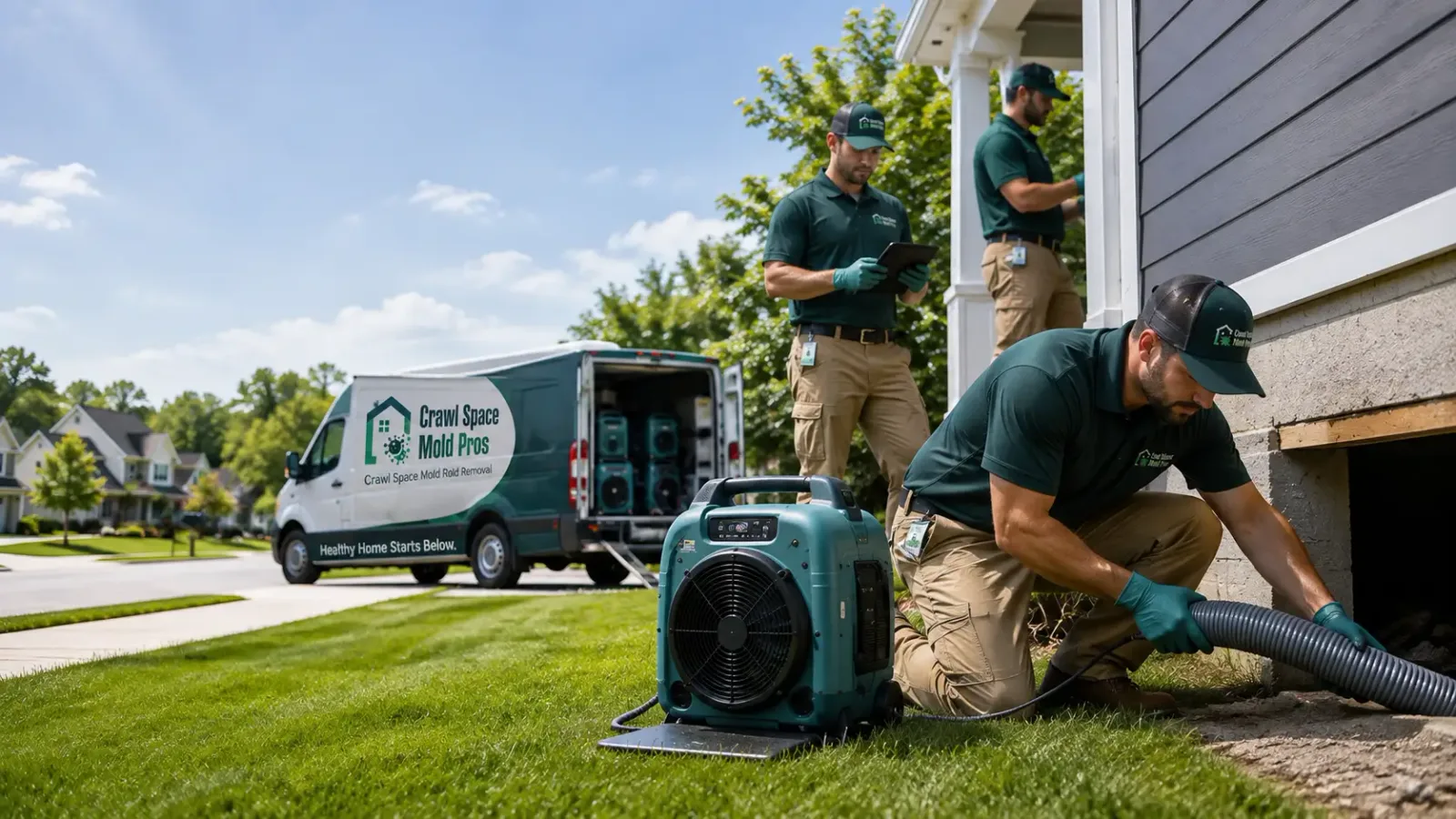 Crawl Space Mold Removal in Orient, IL